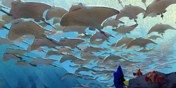 FINDING DORY – Ray Trench Painting (Concept Art) by Artist Rona Liu. ©2016 Disney•Pixar. All Rights Reserved.